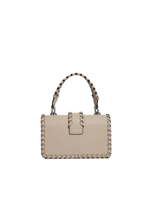 Borsa a mano piccola Mini Love Bag in pelle Bianco PINKO | 100059 A2ORZ14E